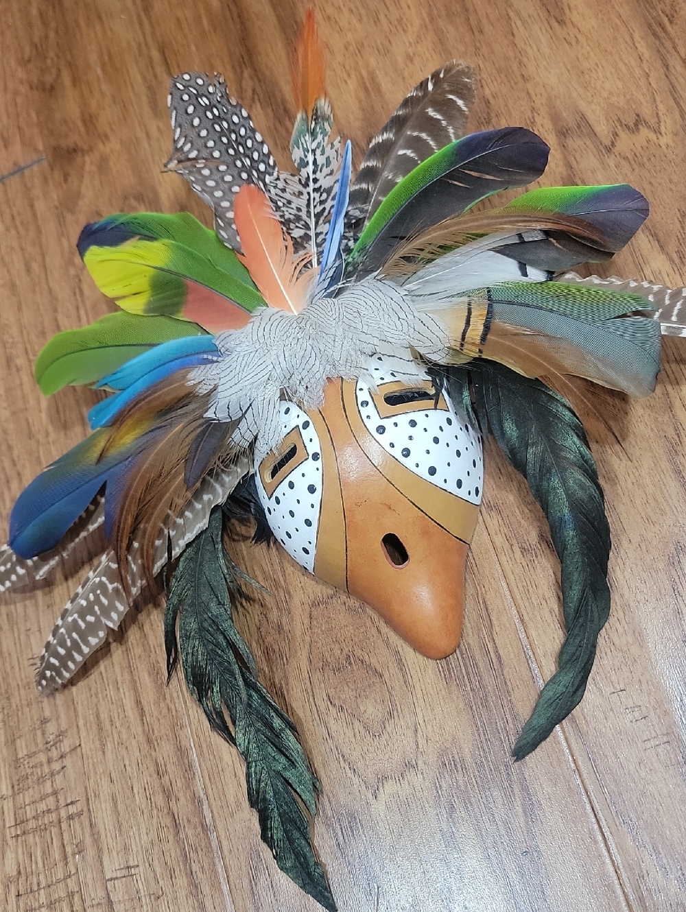 D.R. Nance Native American Gourd Mask